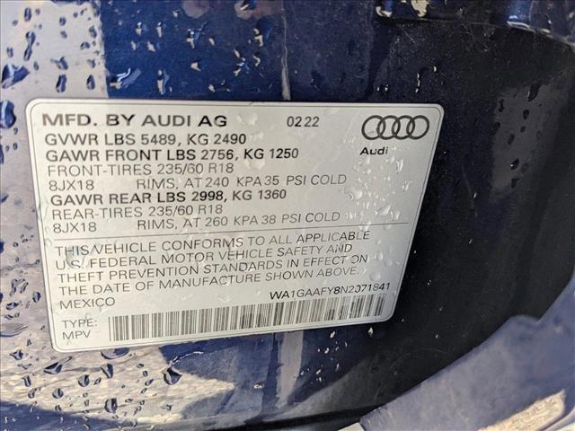 used 2022 Audi Q5 car, priced at $31,240