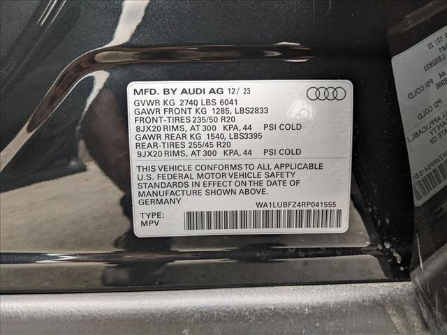 new 2024 Audi Q4 e-tron car, priced at $50,452