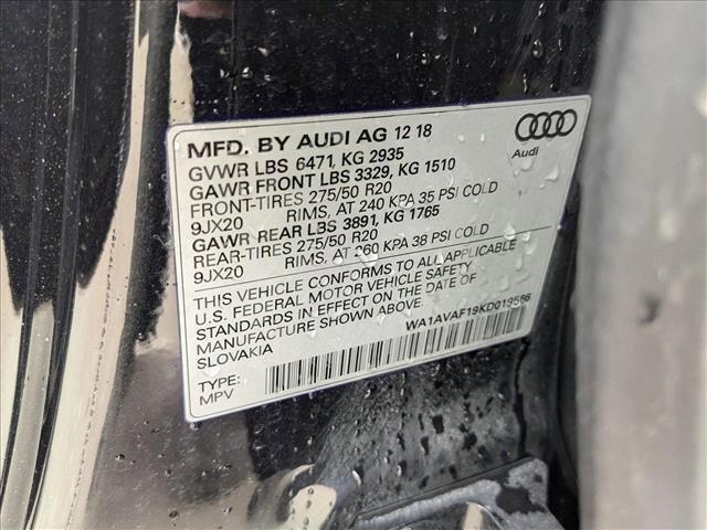 used 2019 Audi Q8 car, priced at $28,651