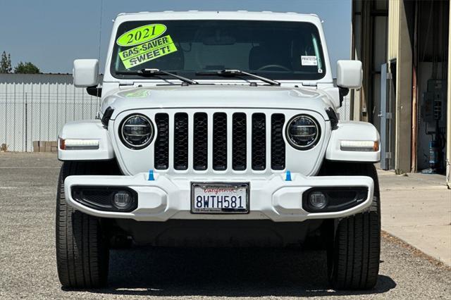 used 2021 Jeep Wrangler Unlimited 4xe car, priced at $32,999