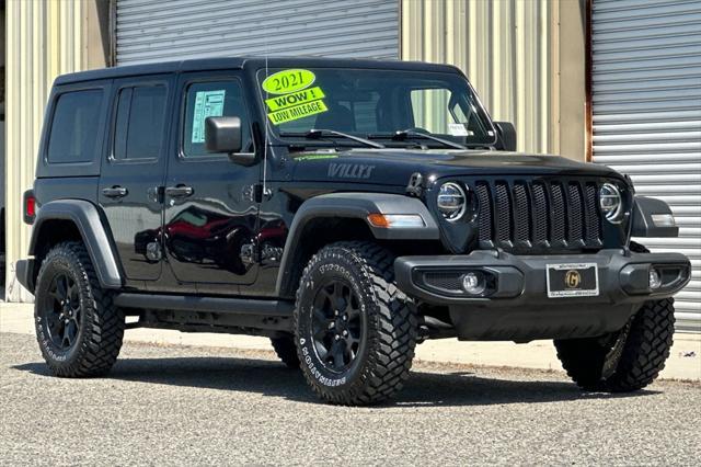 used 2021 Jeep Wrangler car, priced at $30,700