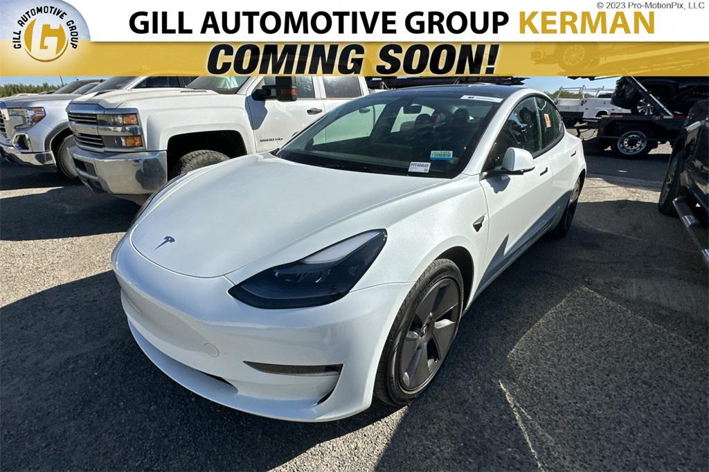 used 2023 Tesla Model 3 car, priced at $27,795