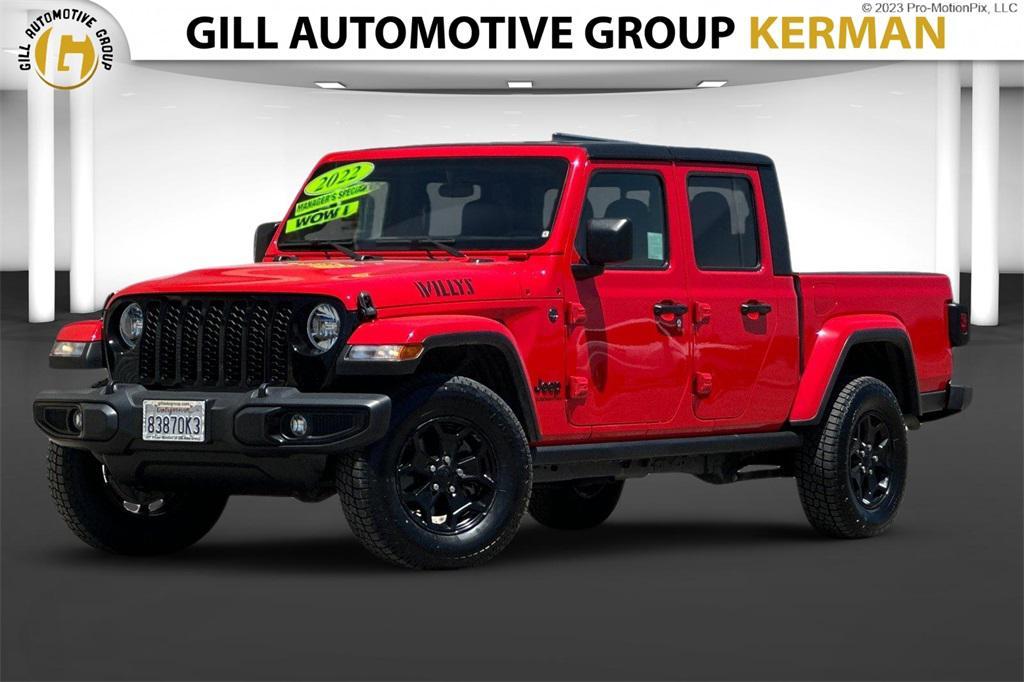 used 2022 Jeep Gladiator car, priced at $32,354