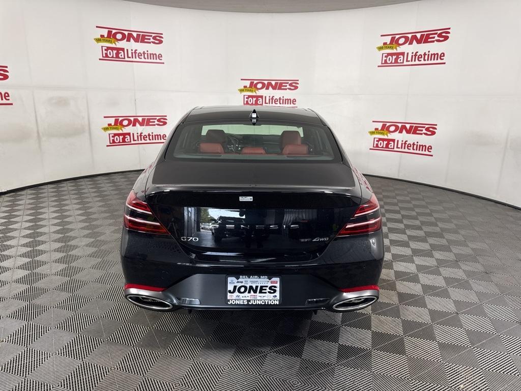 new 2025 Genesis G70 car, priced at $58,515