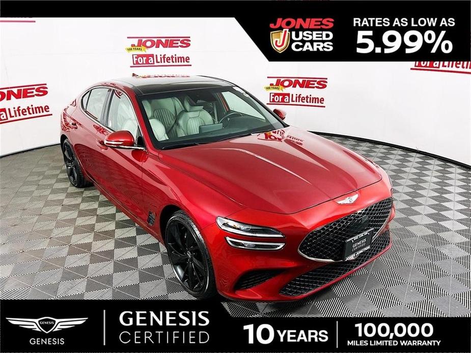 used 2023 Genesis G70 car, priced at $36,998