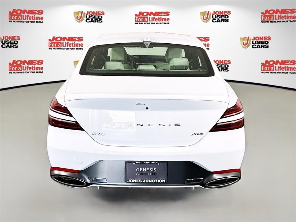 used 2024 Genesis G70 car, priced at $35,998