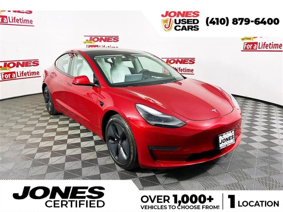 used 2021 Tesla Model 3 car, priced at $28,556