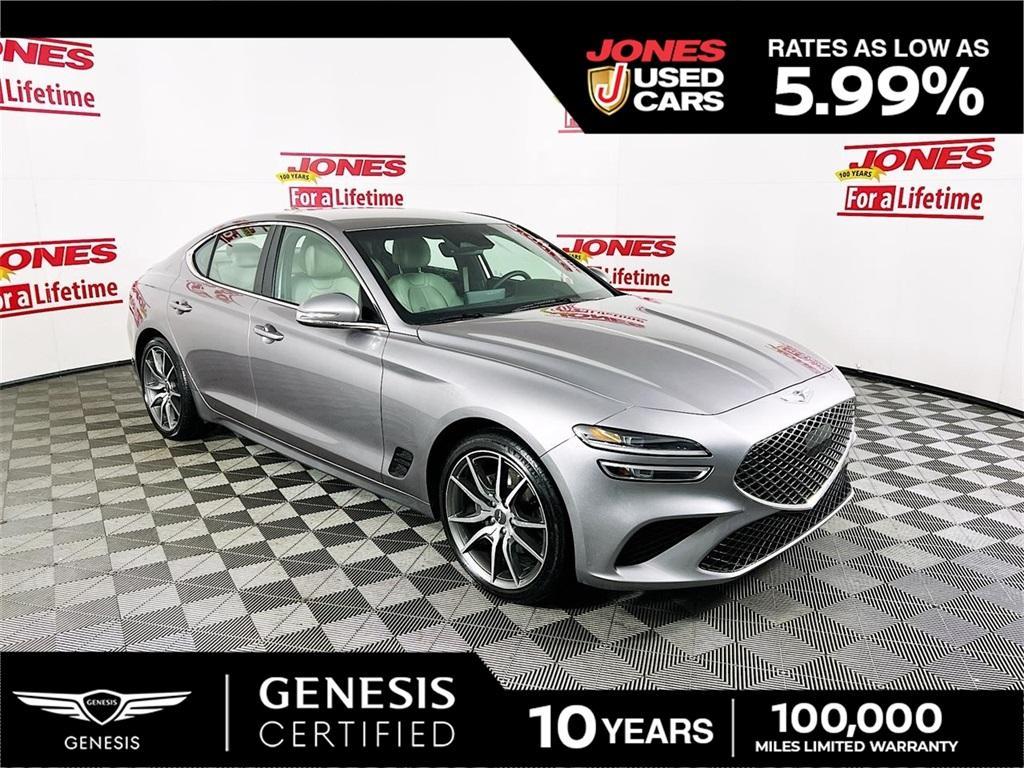 used 2023 Genesis G70 car, priced at $30,998