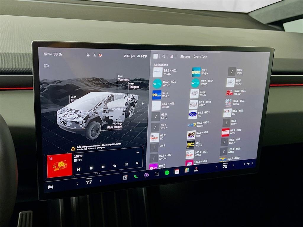 used 2025 Tesla Cybertruck car, priced at $74,998
