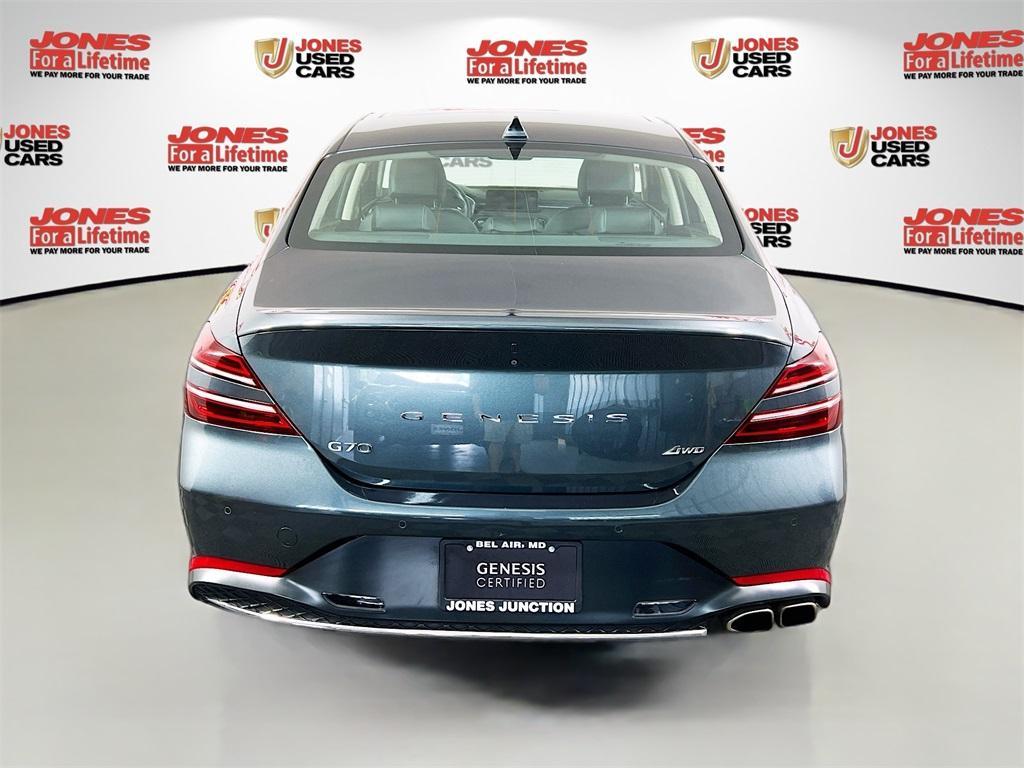 used 2022 Genesis G70 car, priced at $29,998