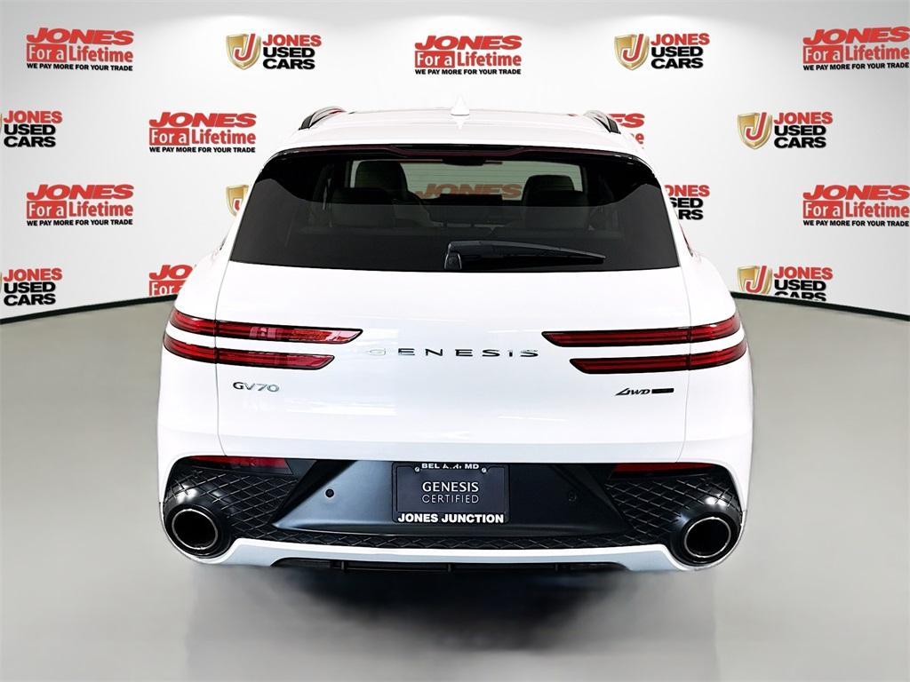 used 2023 Genesis GV70 car, priced at $46,995