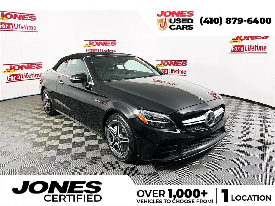 used 2021 Mercedes-Benz AMG C 43 car, priced at $44,998