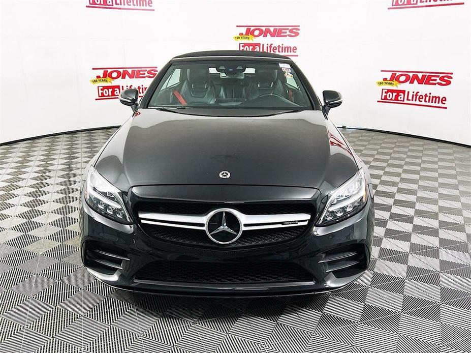 used 2021 Mercedes-Benz AMG C 43 car, priced at $44,998