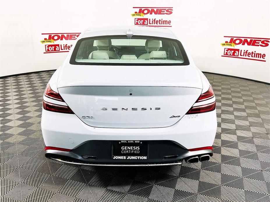 used 2022 Genesis G70 car, priced at $28,665