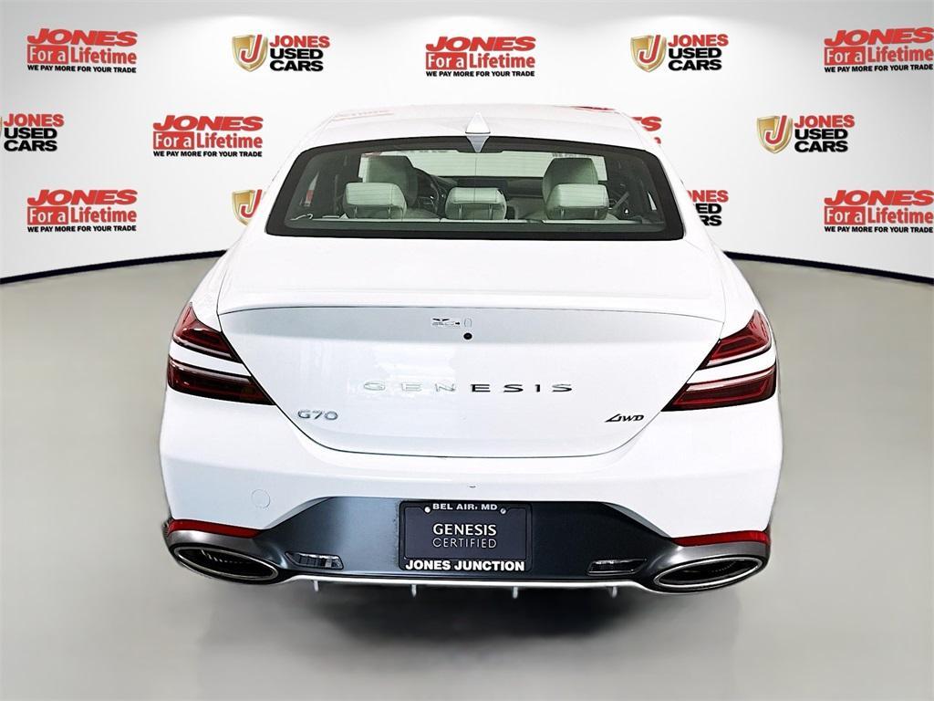 used 2024 Genesis G70 car, priced at $33,887