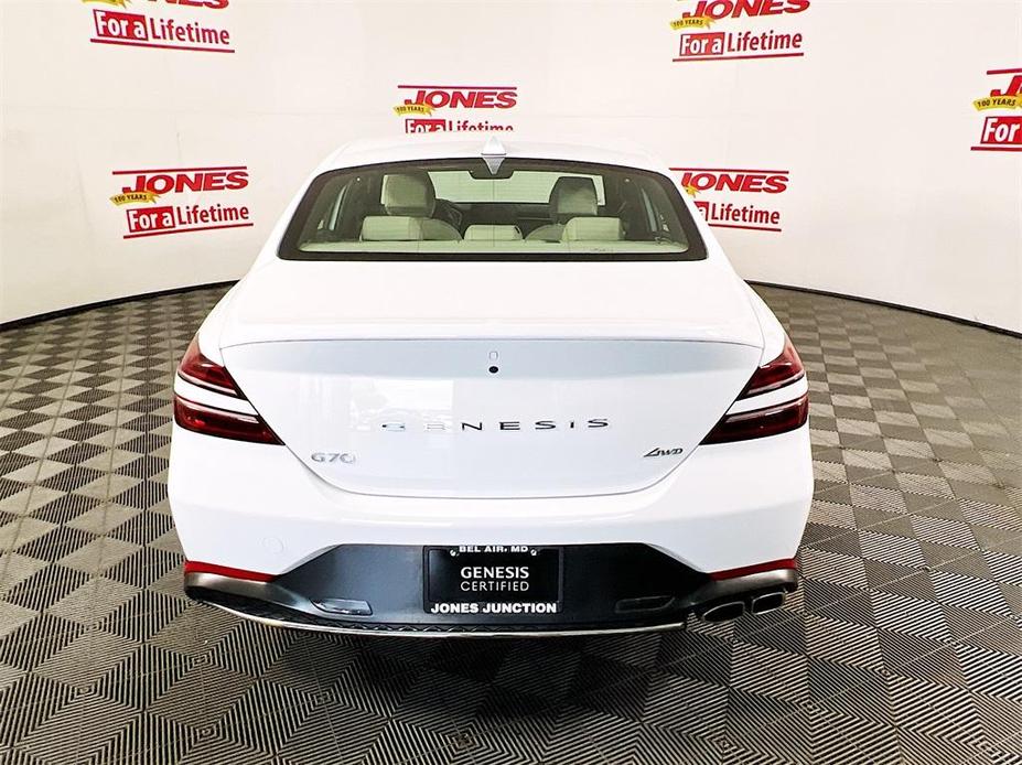 used 2023 Genesis G70 car, priced at $26,995