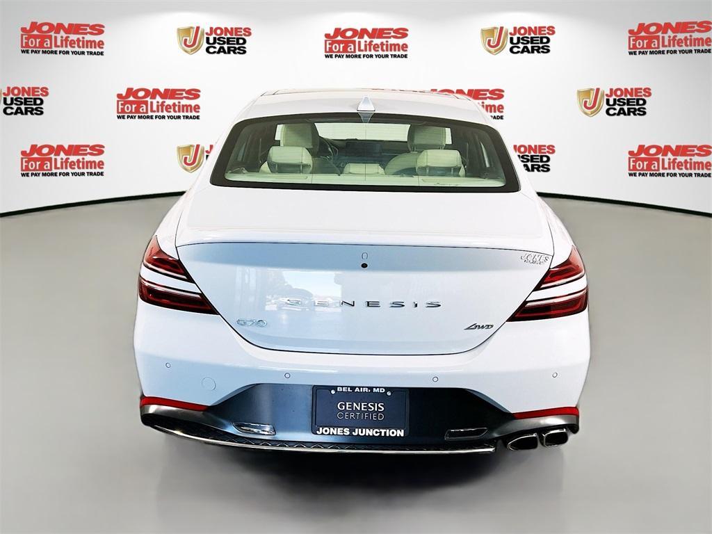 used 2022 Genesis G70 car, priced at $32,995