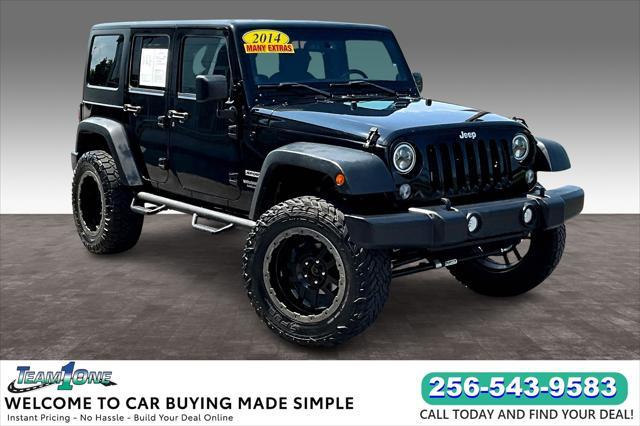 used 2014 Jeep Wrangler Unlimited car, priced at $14,958