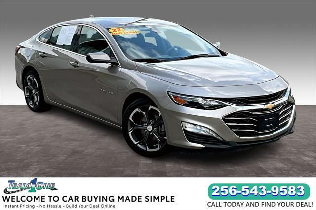 used 2022 Chevrolet Malibu car, priced at $18,100