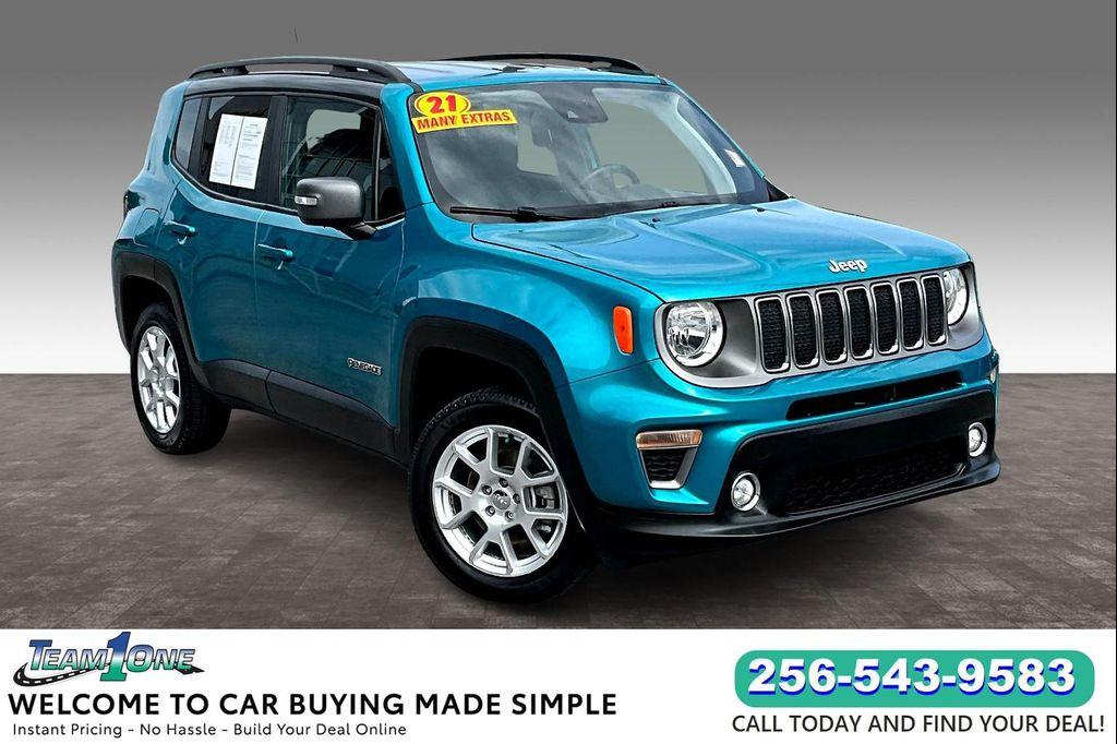 used 2021 Jeep Renegade car, priced at $19,987