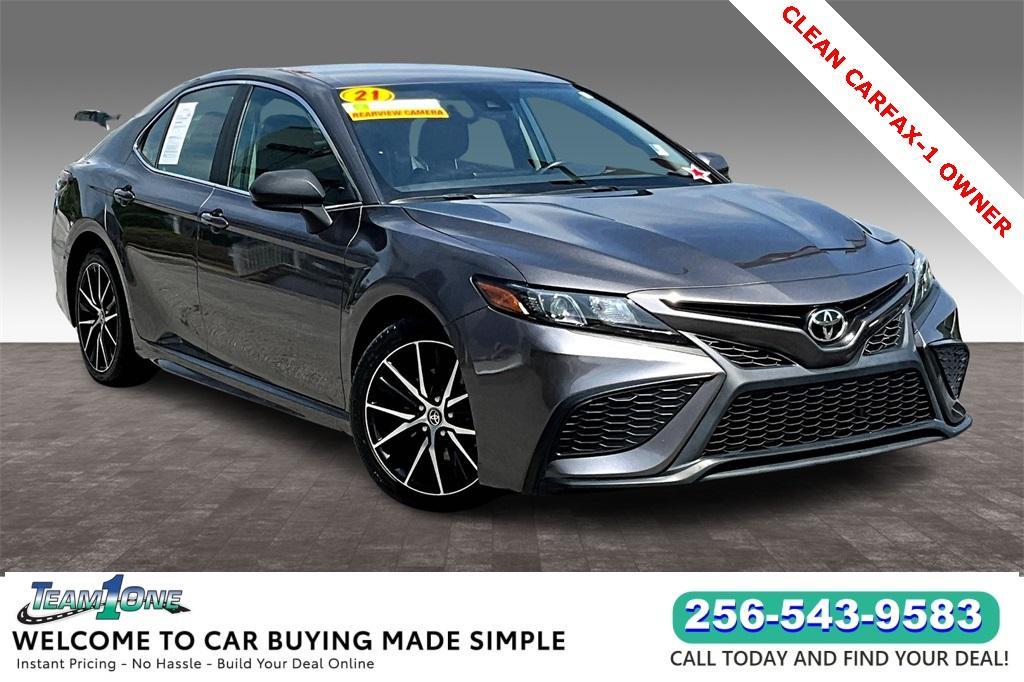 used 2021 Toyota Camry car, priced at $22,170