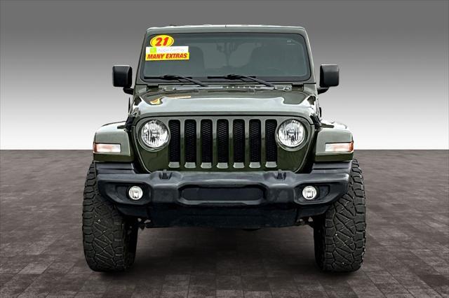 used 2021 Jeep Wrangler Unlimited car, priced at $27,993