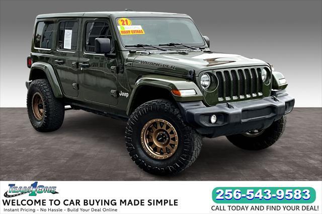 used 2021 Jeep Wrangler Unlimited car, priced at $27,993