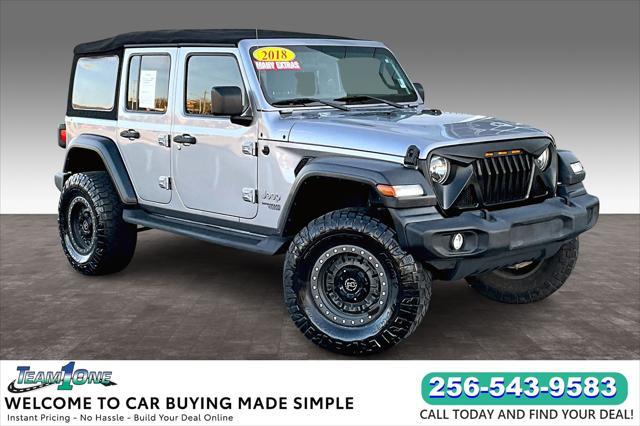 used 2018 Jeep Wrangler Unlimited car, priced at $20,983