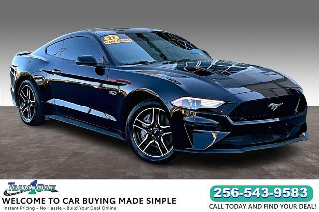 used 2021 Ford Mustang car, priced at $31,452