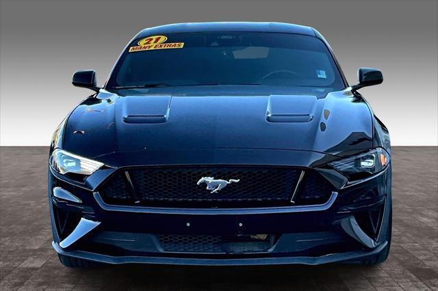 used 2021 Ford Mustang car, priced at $31,452