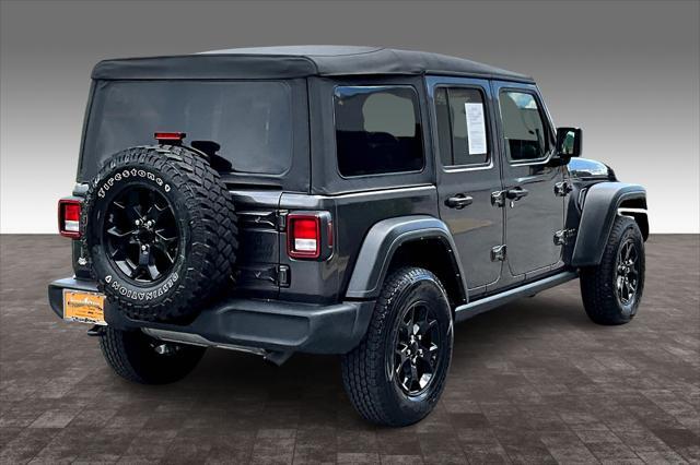 used 2021 Jeep Wrangler car, priced at $32,221