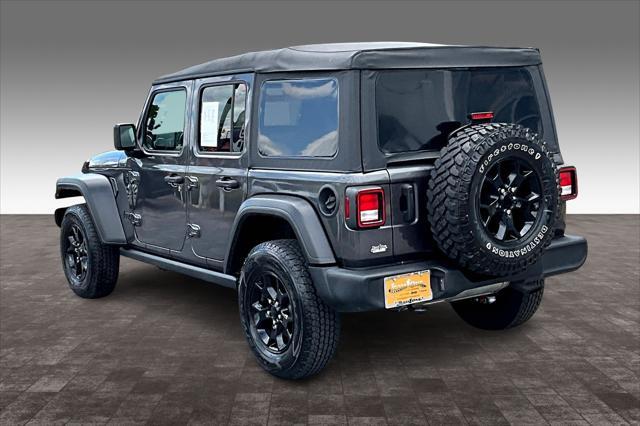 used 2021 Jeep Wrangler car, priced at $32,221