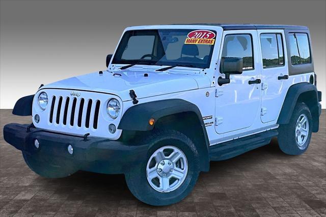 used 2015 Jeep Wrangler Unlimited car, priced at $16,933