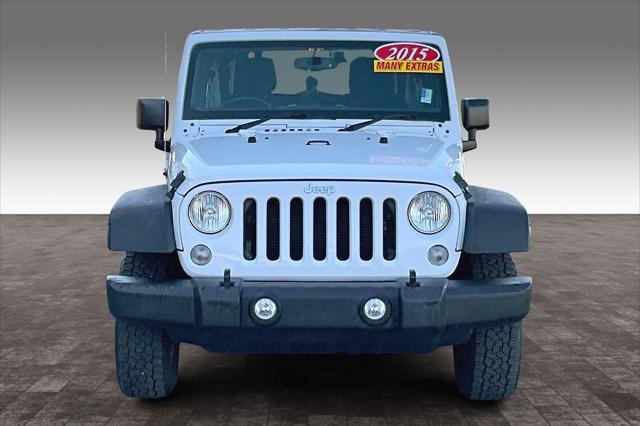 used 2015 Jeep Wrangler Unlimited car, priced at $16,933