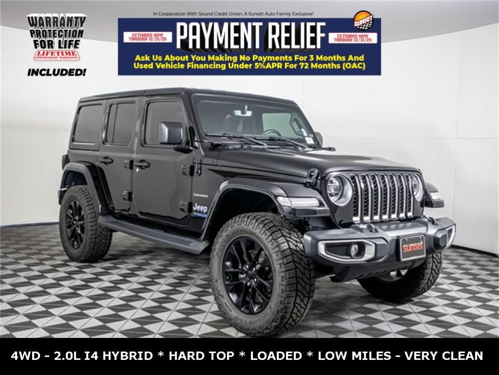 used 2021 Jeep Wrangler Unlimited 4xe car
