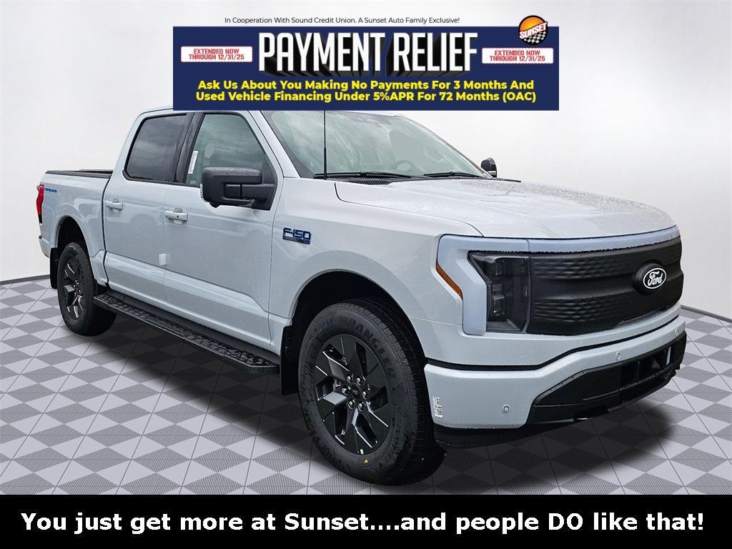 new 2025 Ford F-150 Lightning car, priced at $76,530