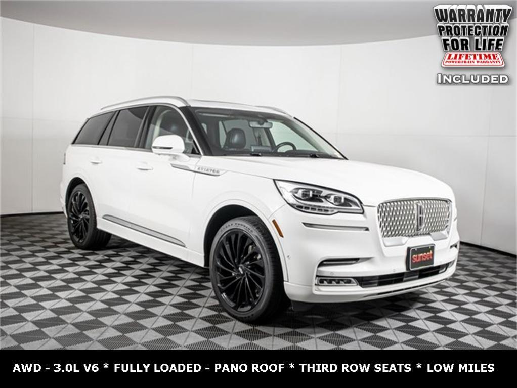 used 2021 Lincoln Aviator car, priced at $50,785