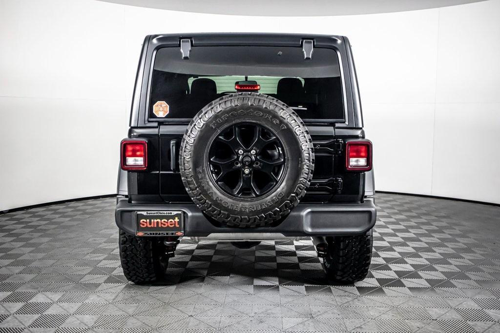 used 2021 Jeep Wrangler car, priced at $39,999