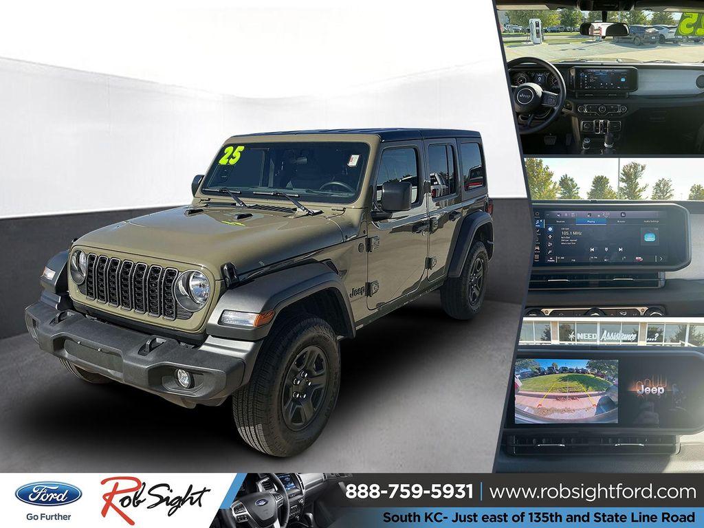 used 2025 Jeep Wrangler car, priced at $38,500