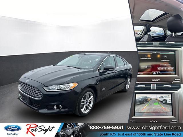 used 2015 Ford Fusion Energi car, priced at $9,500