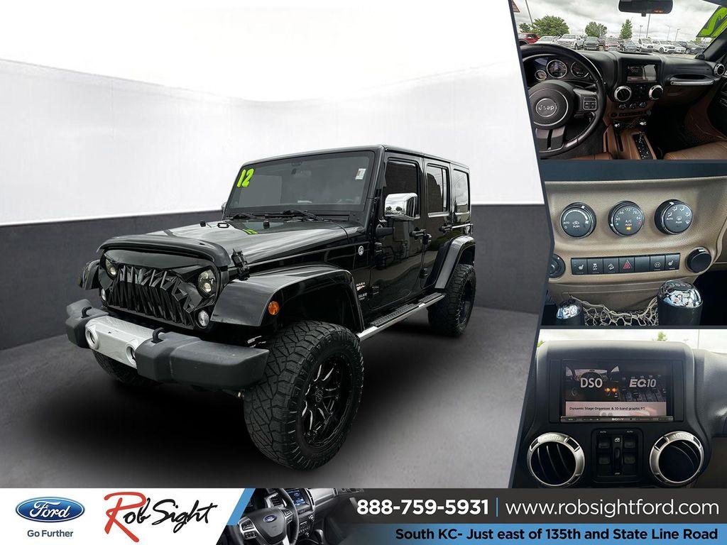 used 2012 Jeep Wrangler Unlimited car, priced at $15,750