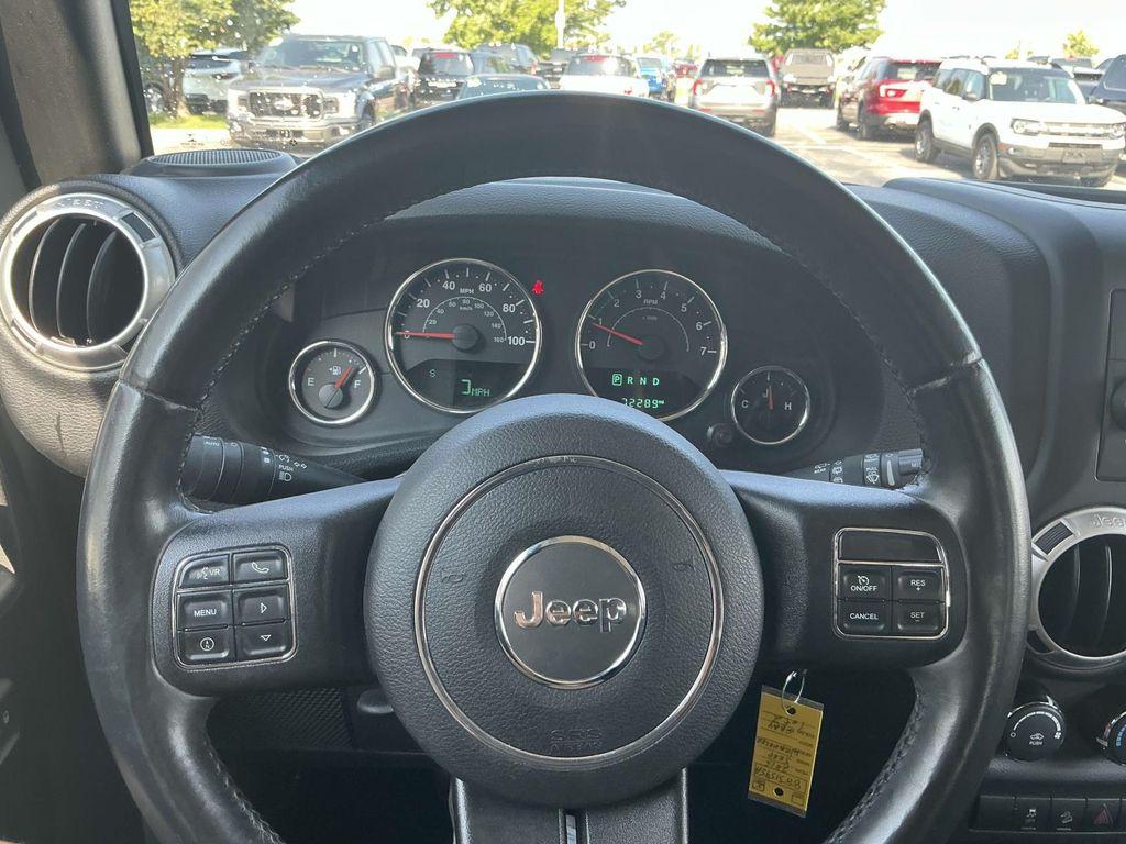 used 2015 Jeep Wrangler Unlimited car, priced at $23,500