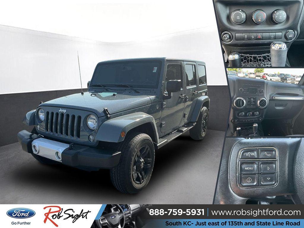 used 2015 Jeep Wrangler Unlimited car, priced at $23,500