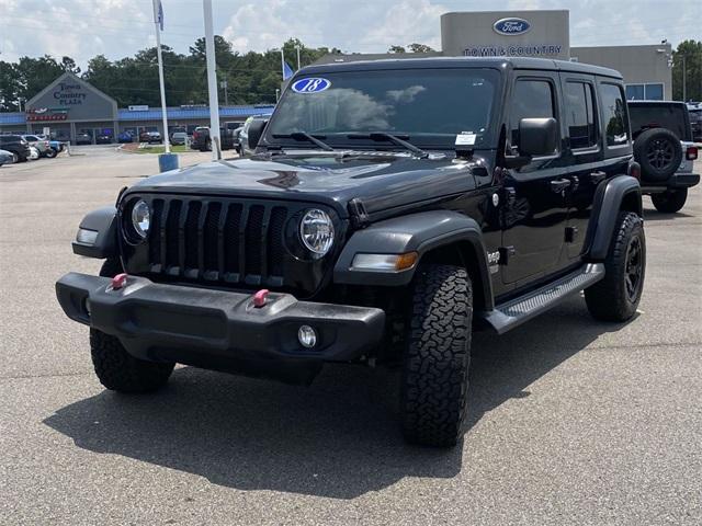 used 2018 Jeep Wrangler Unlimited car, priced at $22,990