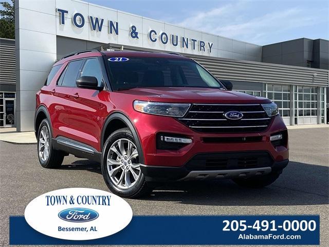 used 2021 Ford Explorer car, priced at $28,500