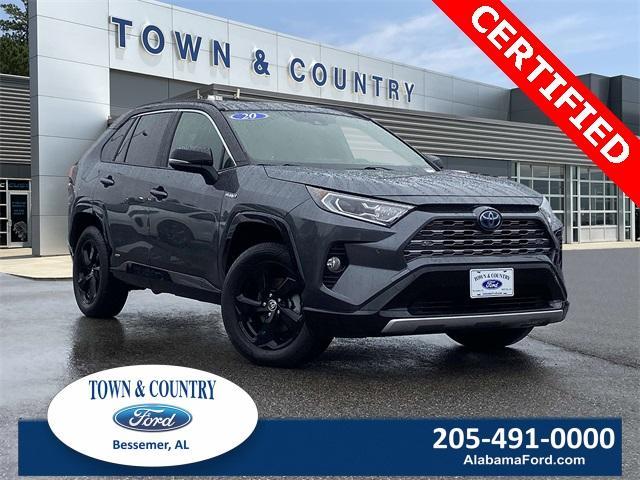 used 2020 Toyota RAV4 Hybrid car, priced at $30,577