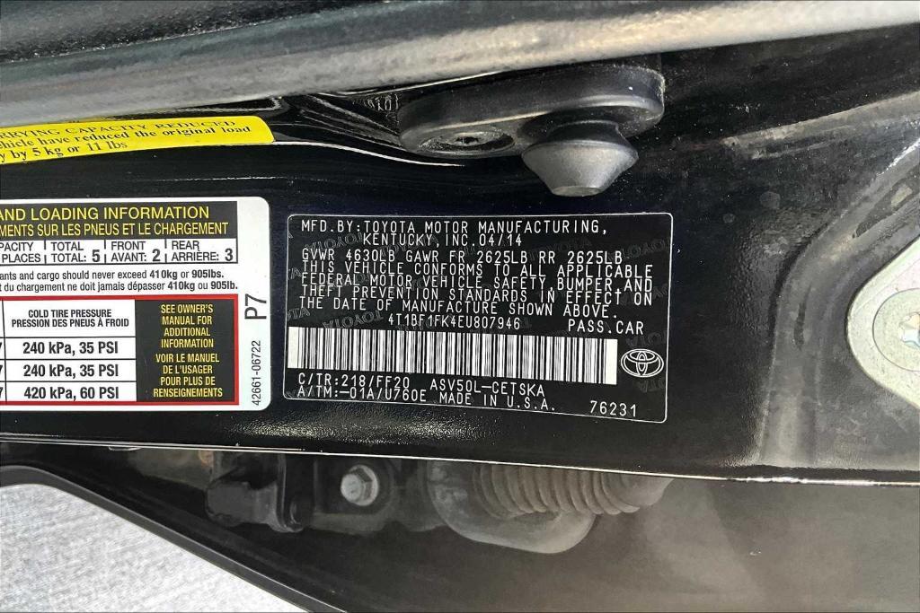 used 2014 Toyota Camry car, priced at $13,700