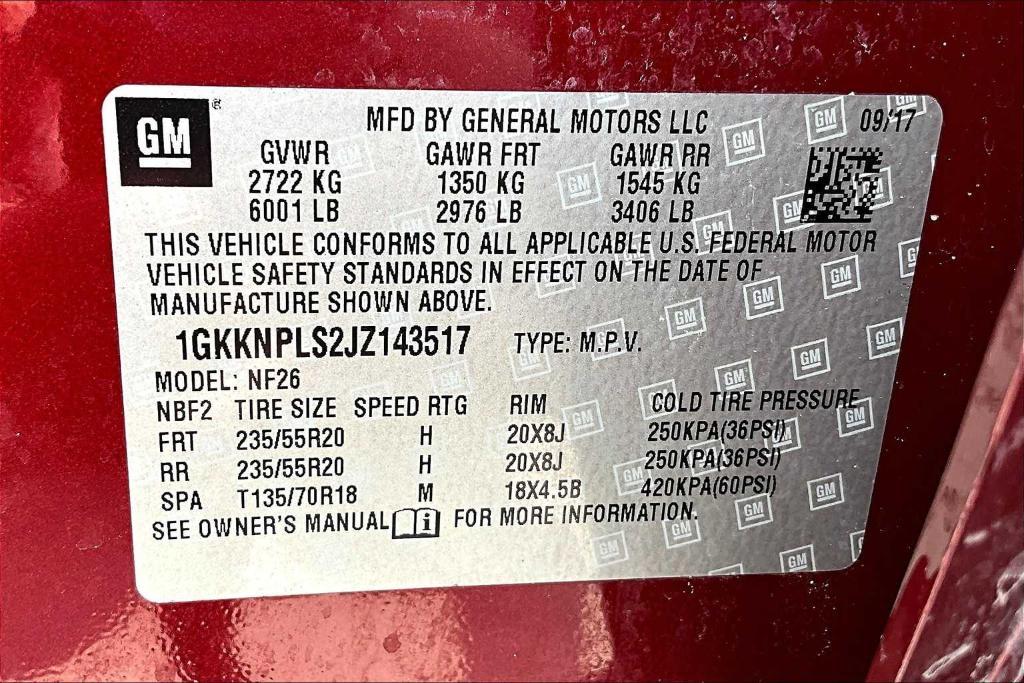 used 2018 GMC Acadia car, priced at $17,400