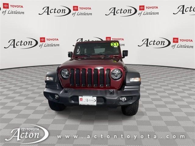 used 2021 Jeep Wrangler Unlimited car, priced at $28,898