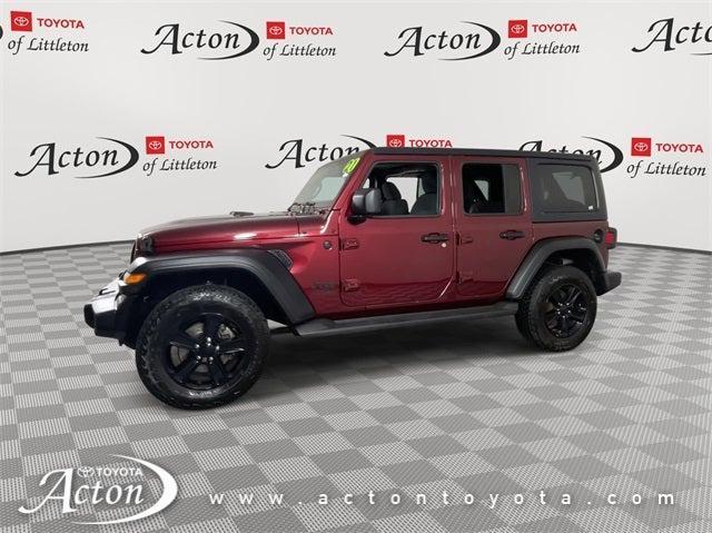 used 2021 Jeep Wrangler Unlimited car, priced at $28,898